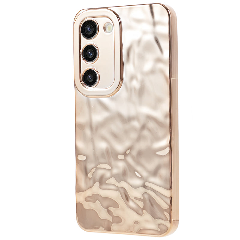 For Samsung Galaxy S23 Soft TPU Phone Case Wrinkled Uneven Electroplating Phone Cover For Samsung Galaxy S23 Soft TPU Phone Case Wrinkled Uneven Electroplating Phone Cover